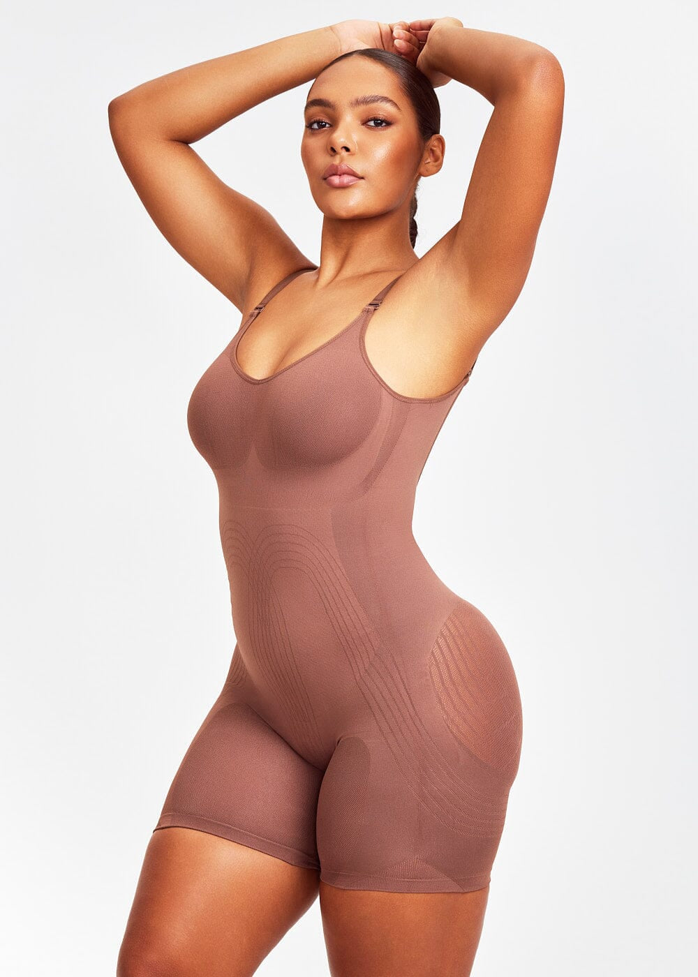 Powermesh Sculpting Bodysuit Shorts