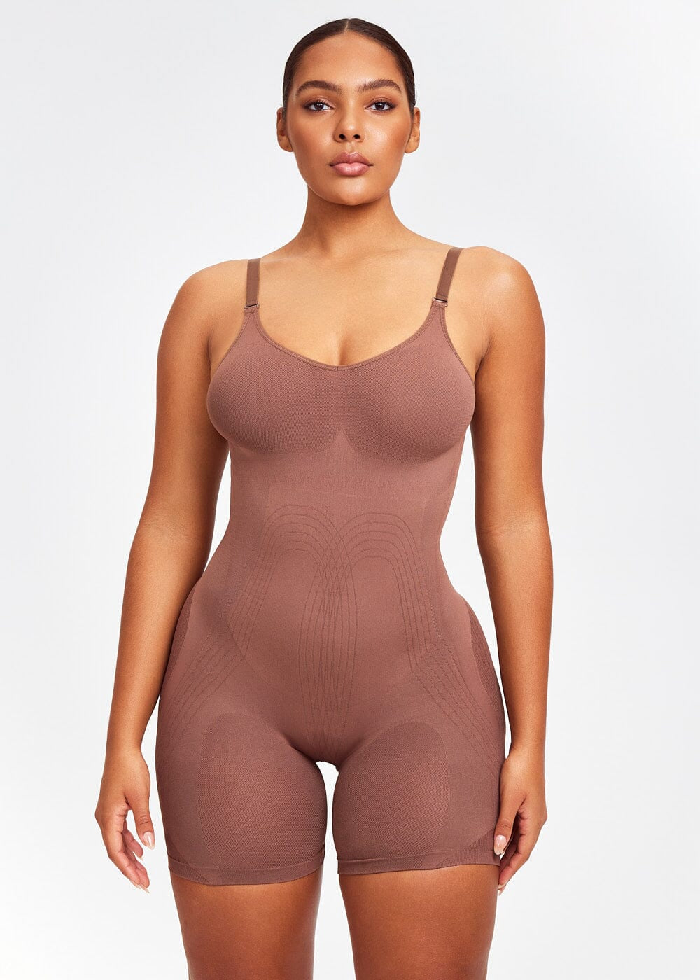 Powermesh Sculpting Bodysuit Shorts
