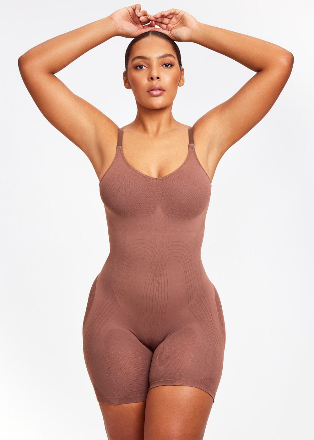 Powermesh Sculpting Bodysuit Shorts