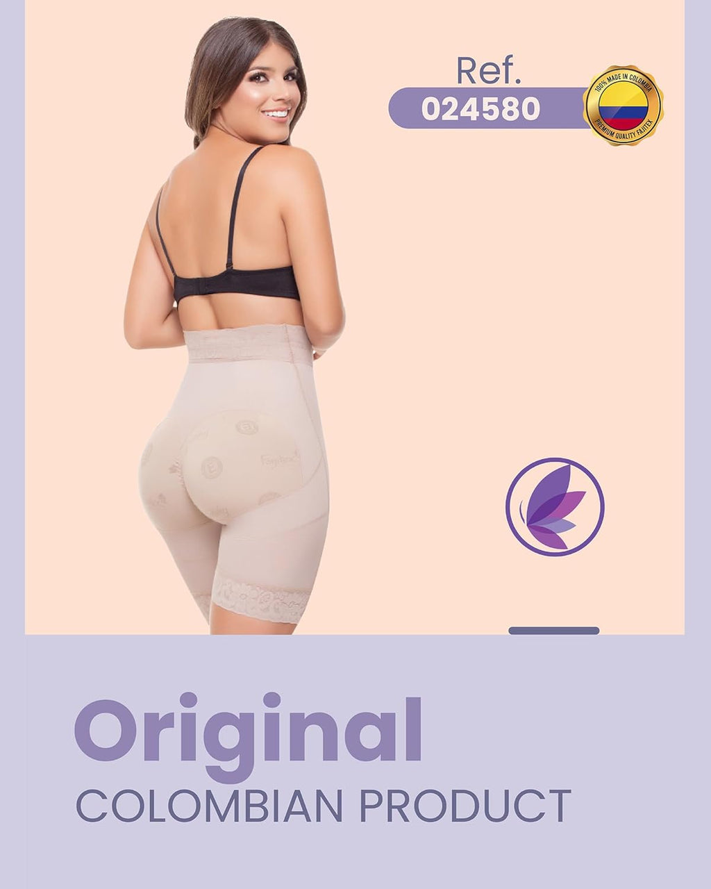 Butt Lifting Shapewear, Short Faja Colombiana, Girdle for Women Tummy Control High Compression Short