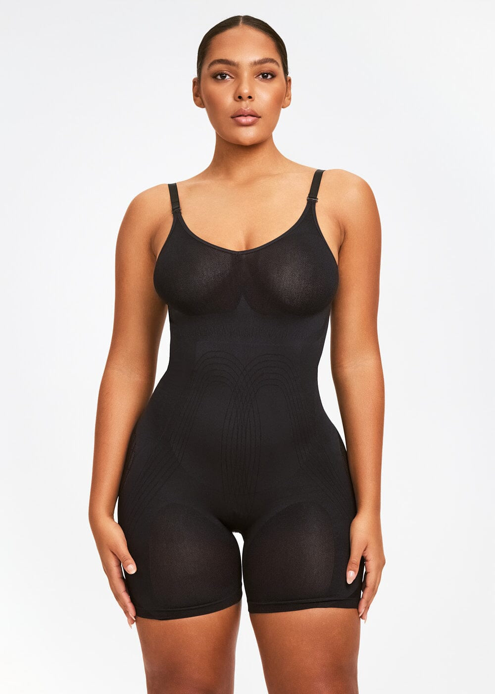 Powermesh Sculpting Bodysuit Shorts