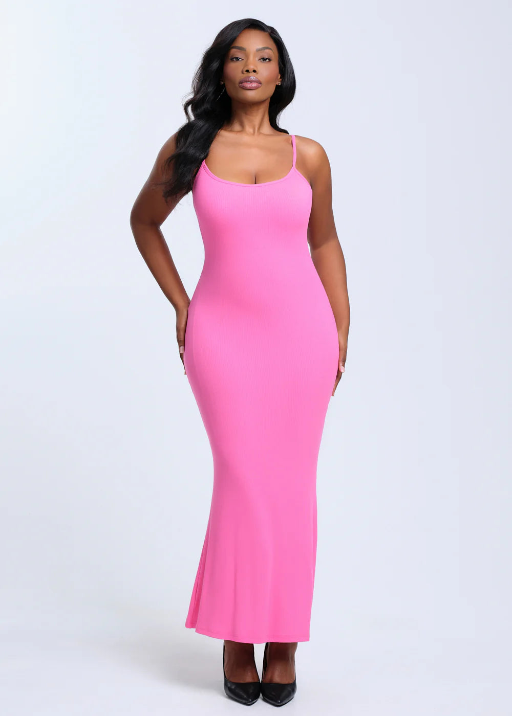 Secretsculpt Spaghetti Strap Midi Dress